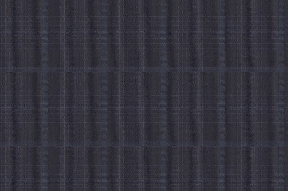 Dormeuil Fabric Blue Check 100% Wool (Ref-303428)