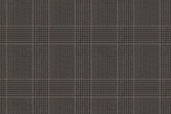 Dormeuil Fabric Grey Check 100% Wool (Ref-303432)