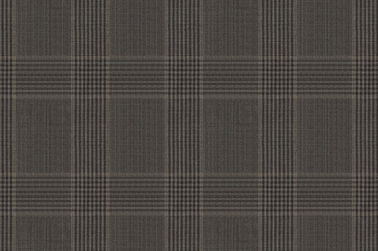 Dormeuil Fabric Grey Check 100% Wool (Ref-303432)