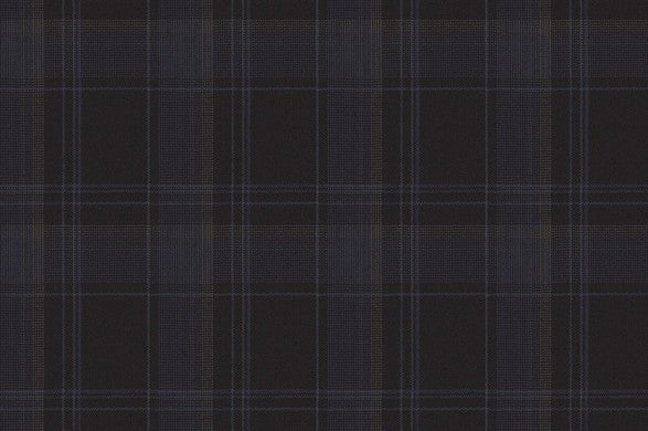 Dormeuil Fabric Navy Check 100% Wool (Ref-303440)