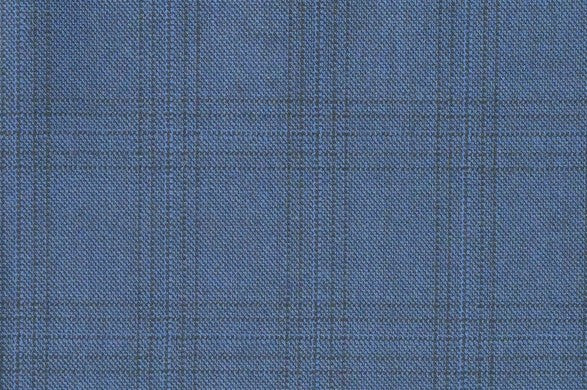 Dormeuil Fabric Grey Check 100% Wool (Ref-313008)