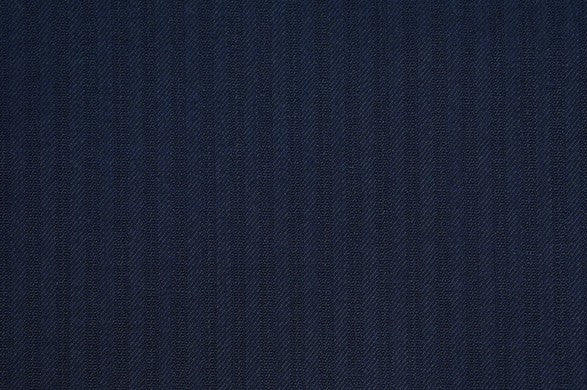 Dormeuil Fabric Navy Stripe 100% Wool (Ref-313074)