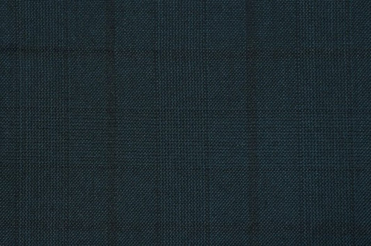Dormeuil Fabric Green Check 100% Wool (Ref-313080)