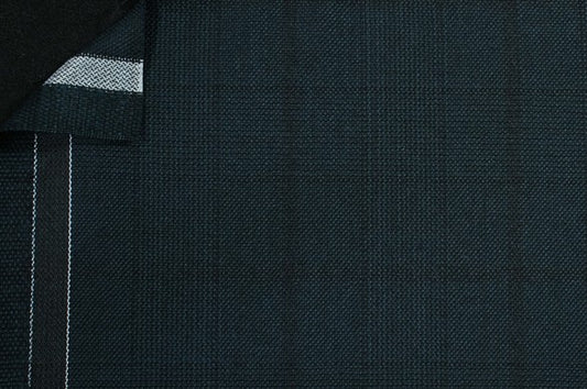 Dormeuil Fabric Green Check 100% Wool (Ref-313080)