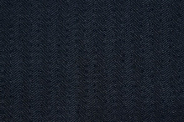 Dormeuil Fabric Navy Herringbone 100% Wool (Ref-313105)