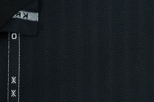 Dormeuil Fabric Green Herringbone 100% Wool (Ref-313106)