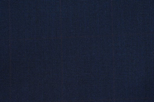 Dormeuil Fabric Navy Check 100% Wool (Ref-313110)