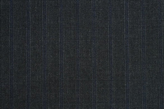 Dormeuil Fabric Brown Stripe 100% Wool (Ref-313115)