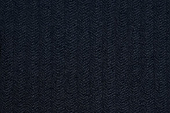 Dormeuil Fabric Navy Herringbone 100% Wool (Ref-313121)