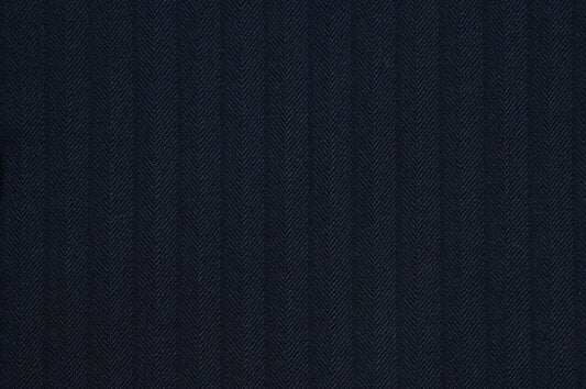Dormeuil Fabric Navy Herringbone 100% Wool (Ref-313121)