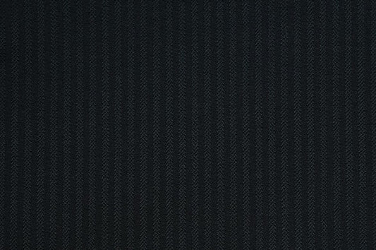 Dormeuil Fabric Black Stripe 100% Wool (Ref-313122)
