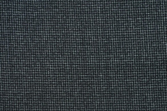 Dormeuil Fabric Black/White Micro Design 100% Wool (Ref-315024)