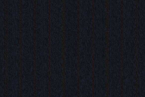 Dormeuil Fabric Navy Stripe 100% Wool (Ref-315055)