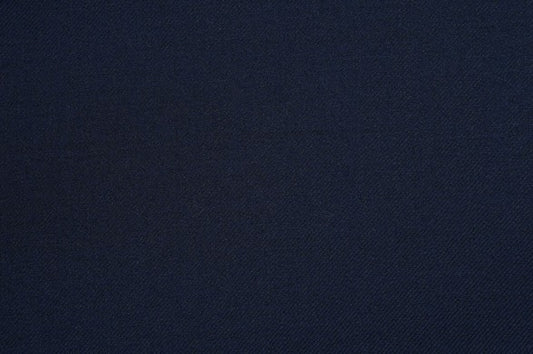 Dormeuil Fabric Navy Plain 100% Wool (Ref-315070)