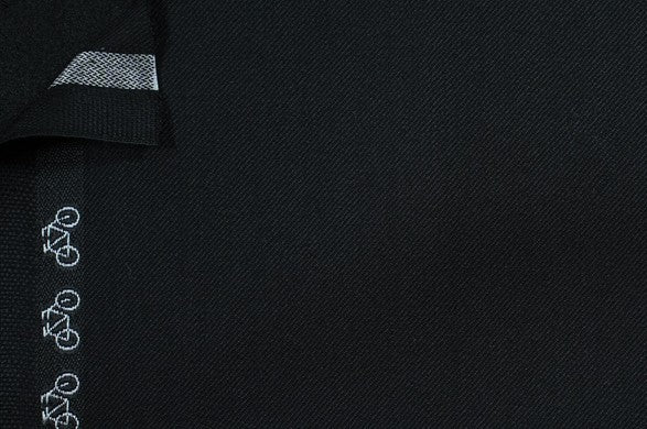 Dormeuil Fabric Black Plain 100% Wool (Ref-315071)