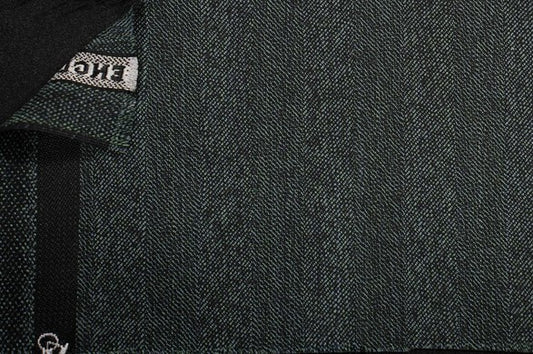 Dormeuil Fabric Grey Herringbone 100% Wool (Ref-315072)