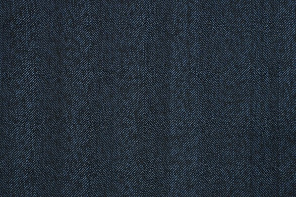 Dormeuil Fabric Blue Herringbone 100% Wool (Ref-315073)