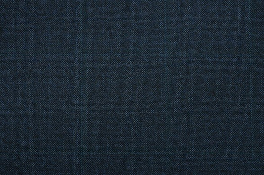 Dormeuil Fabric Blue Check 100% Wool (Ref-315077)