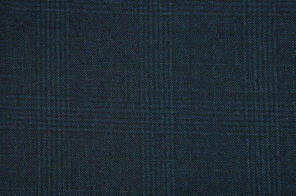 Dormeuil Fabric Green Check 100% Wool (Ref-315080)