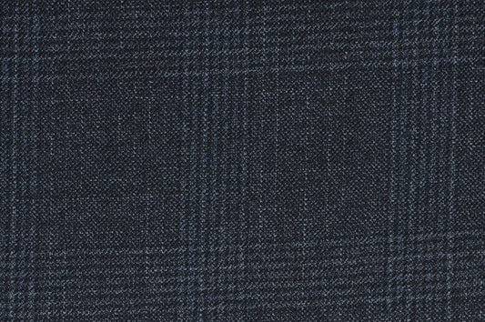 Dormeuil Fabric Grey Check 100% Wool (Ref-315082)