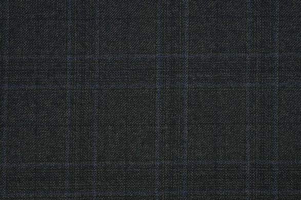 Dormeuil Fabric Brown Check 100% Wool (Ref-315086)