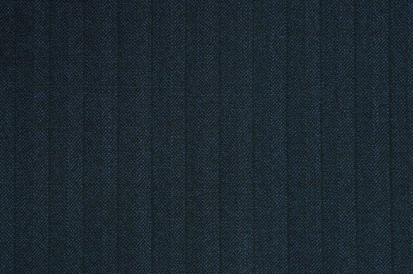 Dormeuil Fabric Navy Herringbone 100% Wool (Ref-315089)