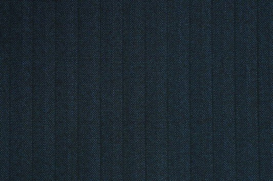 Dormeuil Fabric Navy Herringbone 100% Wool (Ref-315089)