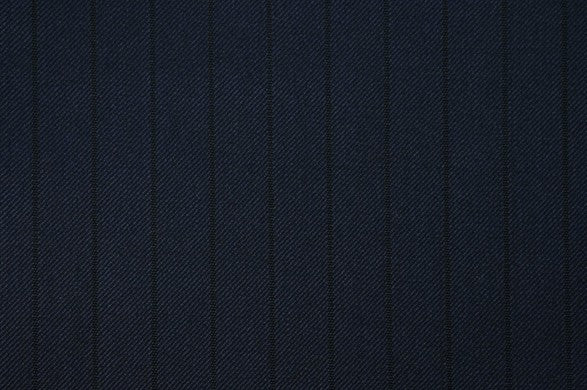 Dormeuil Fabric Navy Stripe 100% Wool (Ref-315100)