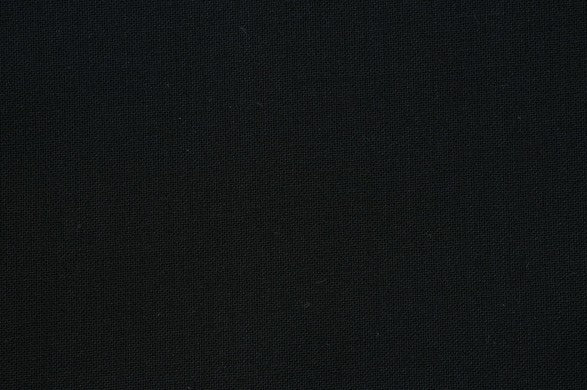 Dormeuil Fabric Black Plain 100% Wool (Ref-315402)