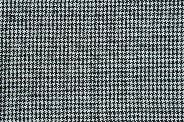 Dormeuil Fabric Black/White Houndstooth 100% Wool (Ref-321014)