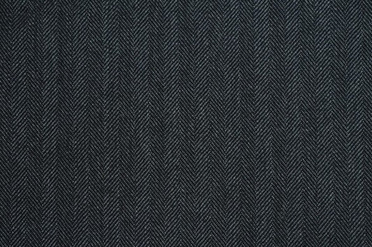 Dormeuil Fabric Grey Herringbone 100% Wool (Ref-321016)