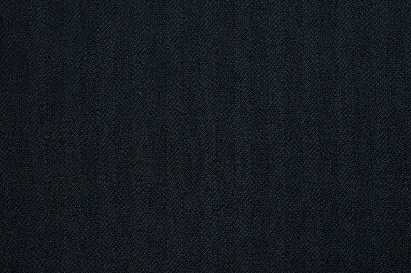 Dormeuil Fabric Navy Herringbone 100% Wool (Ref-321019)