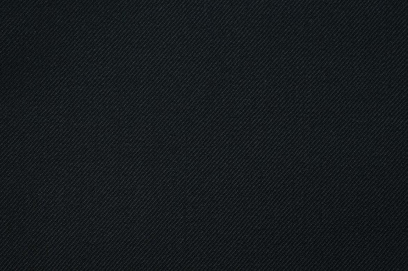 Dormeuil Fabric Black Plain 100% Wool (Ref-321029)