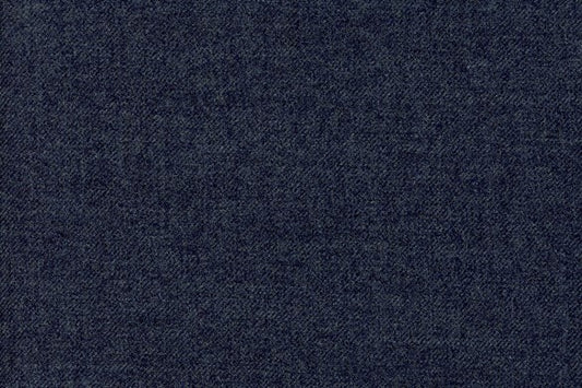 Dormeuil Fabric Navy Semi Plain 75% Wool 20% Silk 5% Vicuna (Ref-404007)