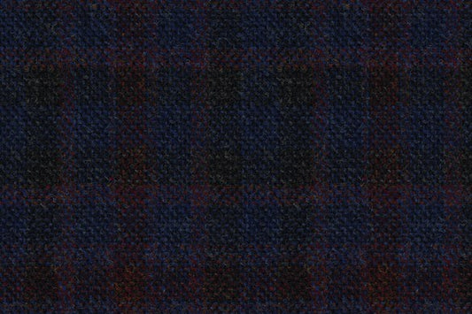 Dormeuil Fabric Navy Check 100% Wool (Ref-414001)