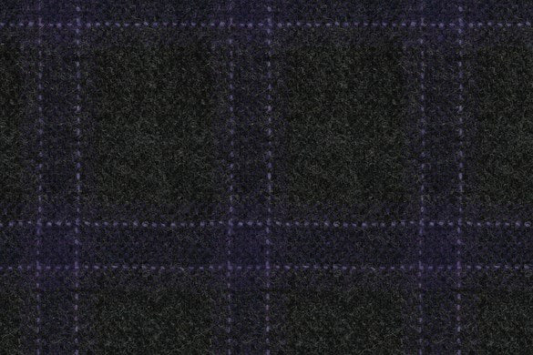 Dormeuil Fabric Grey Check 100% Wool (Ref-414004)