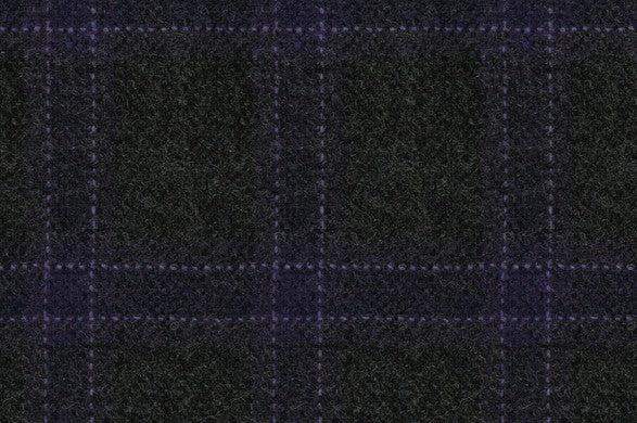 Dormeuil Fabric Grey Check 100% Wool (Ref-414004)