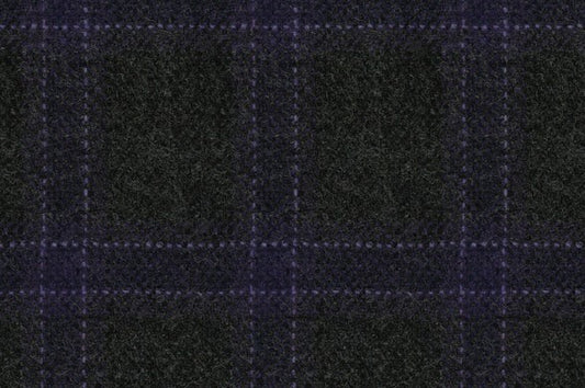 Dormeuil Fabric Grey Check 100% Wool (Ref-414004)