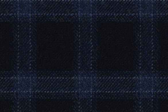 Dormeuil Fabric Navy Check 100% Wool (Ref-414005)