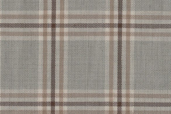 Dormeuil Fabric Green Check 45% Wool 45% Linen 10% Silk (Ref-417002)