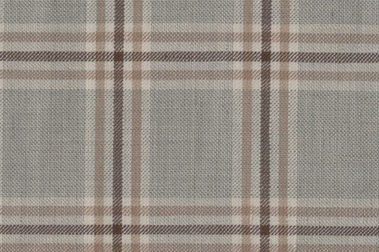 Dormeuil Fabric Green Check 45% Wool 45% Linen 10% Silk (Ref-417002)