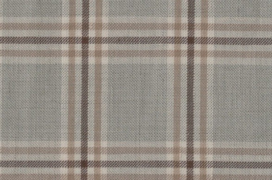 Dormeuil Fabric Green Check 45% Wool 45% Linen 10% Silk (Ref-417002)