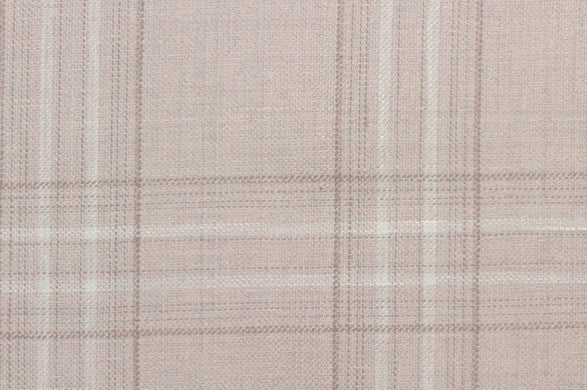 Dormeuil Fabric Beige Check 45% Wool 45% Linen 10% Silk (Ref-417010)