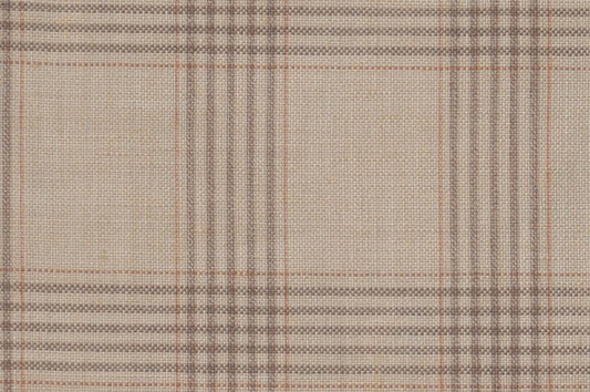 Dormeuil Fabric Beige Check 45% Wool 45% Linen 10% Silk (Ref-417018)