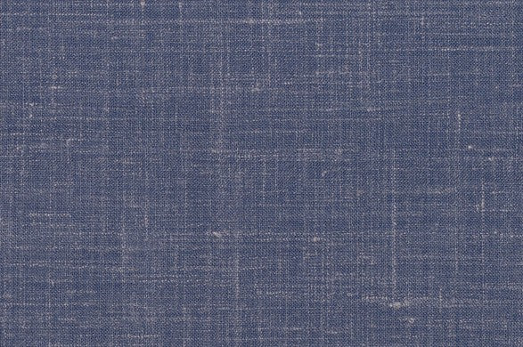Dormeuil Fabric Blue Plain 50% Wool 30% Silk 20% Linen (Ref-417100)