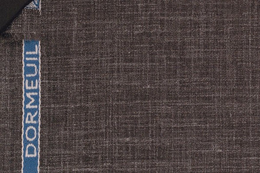 Dormeuil Fabric Green Plain 50% Wool 30% Silk 20% Linen (Ref-417120)