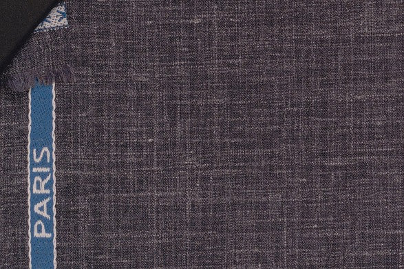 Dormeuil Fabric Navy Plain 50% Wool 30% Silk 20% Linen (Ref-417123)