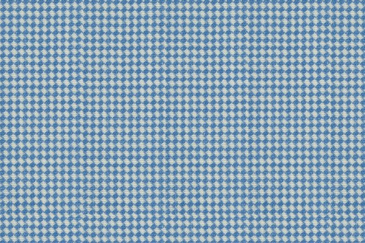 Dormeuil Fabric Blue Micro Design 83% Wool 17% Linen (Ref-417474)