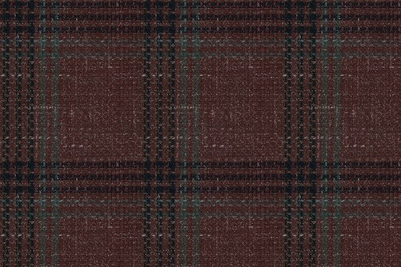 Dormeuil Fabric Brown Check 83% Wool 17% Linen (Ref-417478)