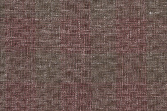 Dormeuil Fabric Red Check 83% Wool 17% Linen (Ref-417481)